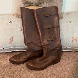 Lucchese Leather Riding Boots
